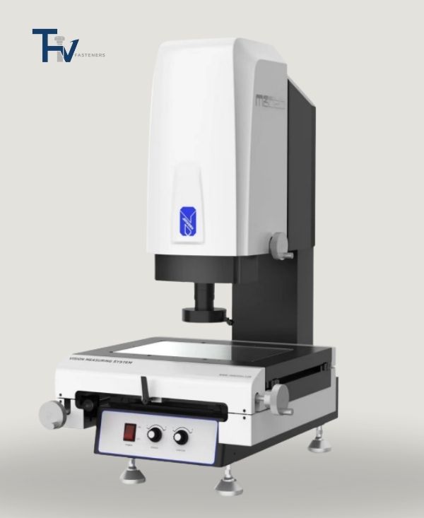 A Vision Measuring System from THV Fasteners' lab, used for precise non-contact dimensional inspection of fasteners and mechanical components.